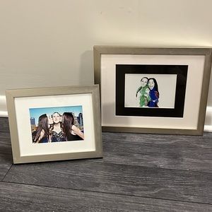 Silver Metal Picture Frames 11.25” x 9.25” x 1”